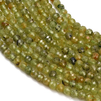 Natural Peridot Beads Strands GG-CBA753B-A04-3mm-1