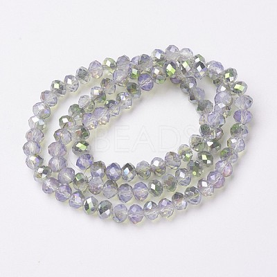 Electroplate Glass Beads Strands LS-EGLA-A034-J8mm-S07-1