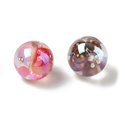 UV Plating Transparent Acrylic Beads AC-CBA6658-02-1