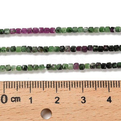 Natural Ruby in Zoisite Beads Strands LS-G-K373-A02-01-1