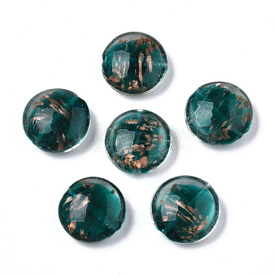 Handmade Gold Sand Lampwork Beads LAMP-N031-01-04-1