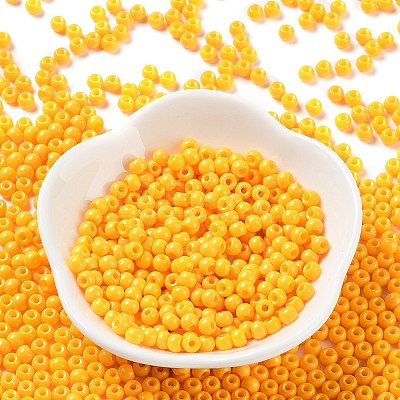 Baking Paint Glass Seed Beads SEED-H002-I-A511-1
