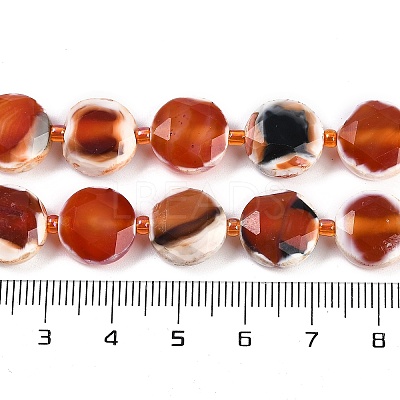 Natural Fire Crackle Agate Beads Strands G-NH0004-050-1
