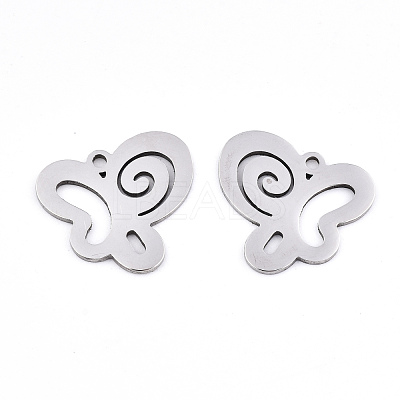Non-Tarnish 201 Stainless Steel Pendants STAS-S081-007-1