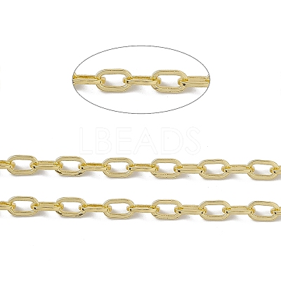 Brass Paperclip Chains CHC-P010-11G-1
