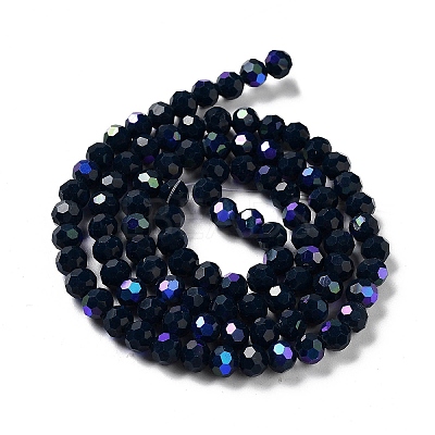Opaque Glass Beads Strands EGLA-A035-P6mm-L35-1