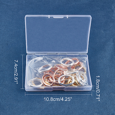 Brass Twister Clasps KK-FH0001-36-1