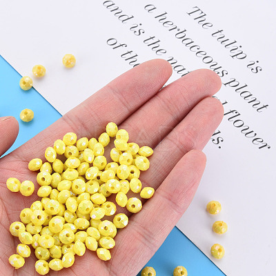 Opaque Acrylic Beads MACR-Q239-018C-02-1