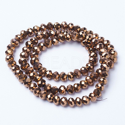 Electroplate Transparent Glass Beads Strands LS-EGLA-A034-T2mm-UA04-1