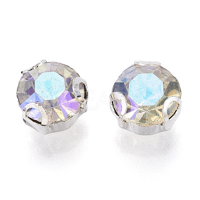 Sew on Rhinestone Montee Beads KK-T071-01C-01-1