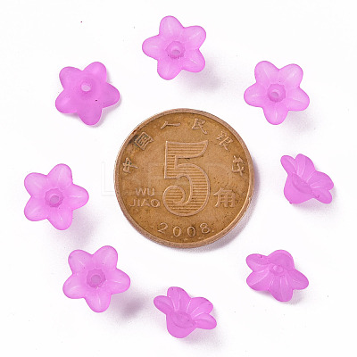 Transparent Acrylic Beads X-PL554-17-1