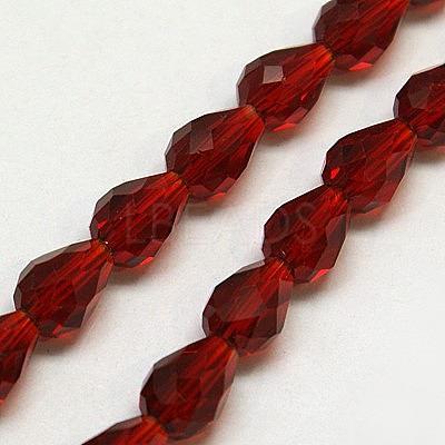 Glass Beads Strands X-EGLA-E010-10x15mm-06-1