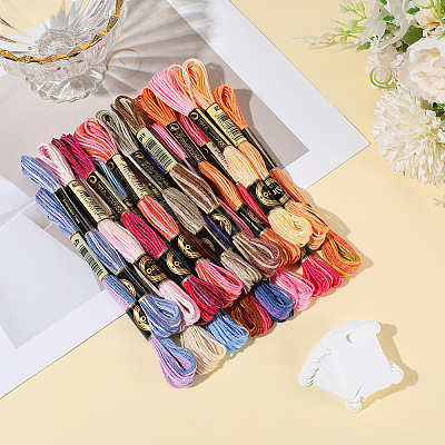 6-Ply Polyester Embroidery Floss OCOR-CY0002-03C-08-1