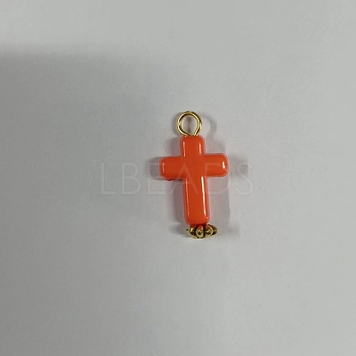 Opaque Acrylic Pendants PALLOY-TAC0074-12-1