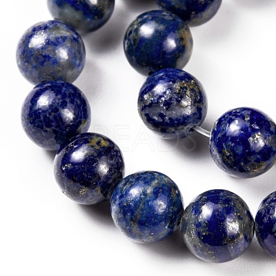 Natural Lapis Lazuli Round Beads Strands X-G-I181-09-10mm-1