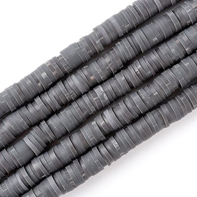 Handmade Polymer Clay Beads Strands CLAY-R089-6mm-Q062-1