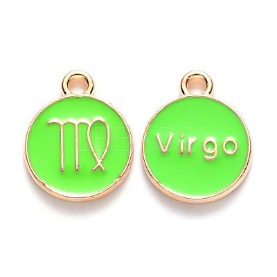 Alloy Enamel Pendants LS-X-ENAM-S124-01A-06B-1