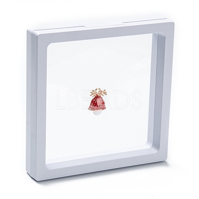 Square Transparent PE Thin Film Suspension Jewelry Display Stands LS-CON-D009-02B-01-1