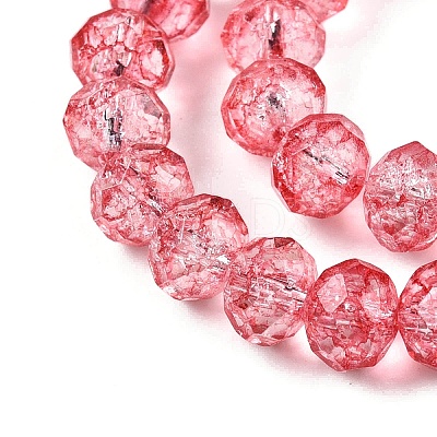 Transparent Glass Beads Strands X-GLAA-T023-6mm-A13-1