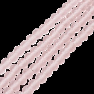 Transparent Glass Beads Strands EGLA-A034-T6mm-MD22-1