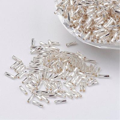 Glass Twisted Bugle Beads SEED-E002-5mm-821#-1