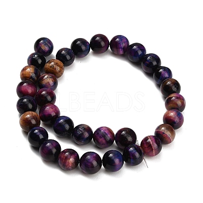 Natural Tiger Eye Beads Strands LS-G-F591-18-12mm-10-1