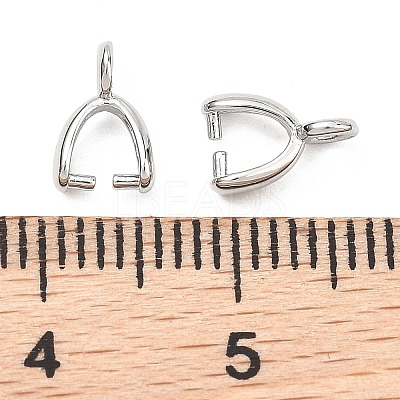 SHEGRACE Brass Ice Pick Pinch Bails XGRQ1U155-370P-1