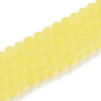 Transparent Glass Beads Strands EGLA-A044-T8mm-MD29-1