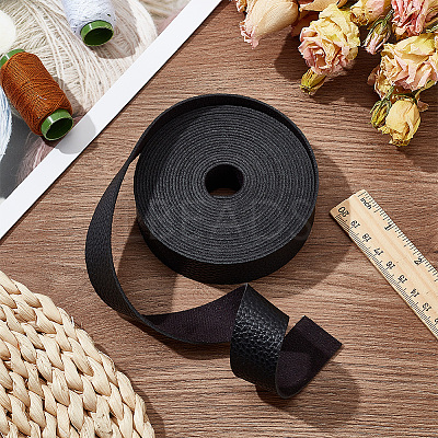 Flat Imitation Leather Cord OCOR-WH0086-69C-02-1