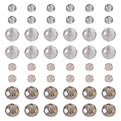 120Pcs 4 Styles Electroplate Glass Beads EGLA-TADJ0001-13B-1
