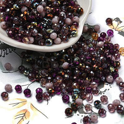 Transparent Glass Beads GLAA-G116-04B-1