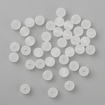 Transparent Acrylic Ball Beads X-FACR-R021-6mm-16-1