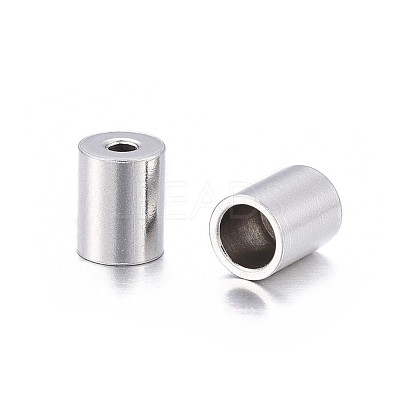 Tarnish Resistant 201 Stainless Steel Cord Ends STAS-P238-05P-01-1