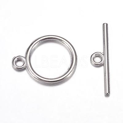 Tibetan Style Toggle Clasps X-TIBE-A12208-P-NR-1