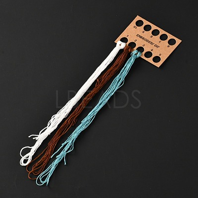 DIY Transparent Fabric Embroidery Kits DIY-K032-78C-1