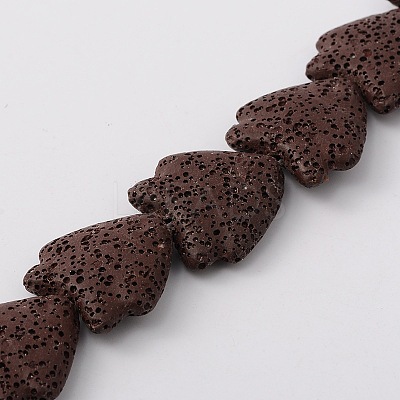 Tropical Fish Synthetic Lava Rock Beads Strands G-N0107-10-1