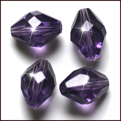 Imitation Austrian Crystal Beads SWAR-F054-11x8mm-26-1
