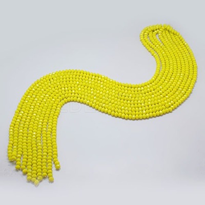 Electroplate Glass Bead Strands EGLA-J047-3x2mm-M-1
