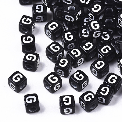 Opaque Acrylic Beads LS-X-SACR-N002-01G-1