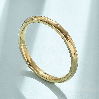 304 Stainless Steel Plain Band Rings STAS-I160-E03-G-1