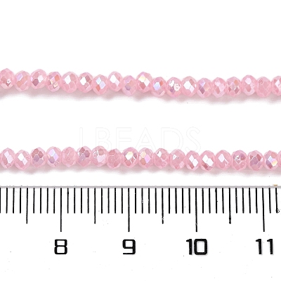 Baking Electroplate Glass Beads Strands DGLA-A039-J2MM-B15-1