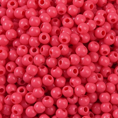 Opaque Acrylic Beads SACR-A007-01A-14-1