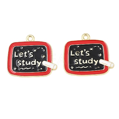 Alloy Enamel Pendants ENAM-L055-01A-01-1