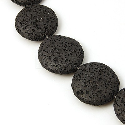 Natural Lava Rock Beads Strands X-G-I034-11-1