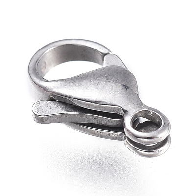 Tarnish Resistant 316 Surgical Stainless Steel Lobster Claw Clasps STAS-M281-01P-C-1