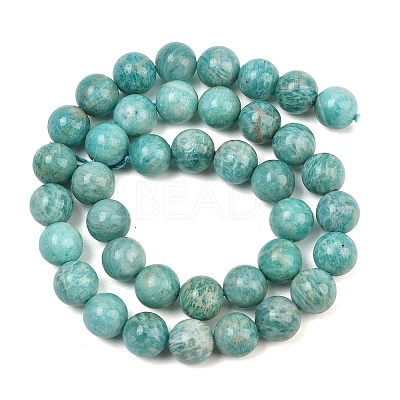 Natural Amazonite Beads Strands G-F461-12-10mm-01-1
