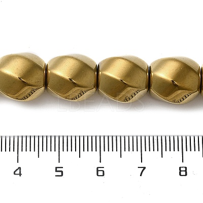 Electroplated Non-Magnetic Synthetic Hematite Beads Strands G-P518-05B-1