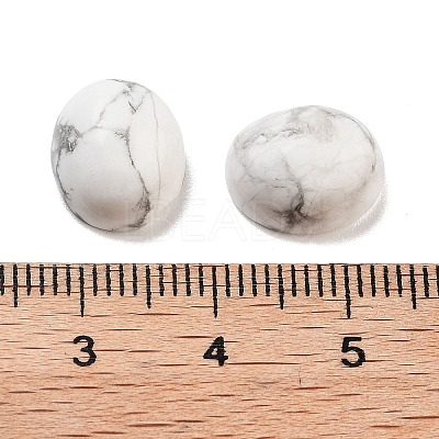 Natural Howlite Cabochons G-G145-01A-36-1