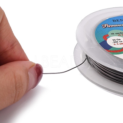 Round Copper Wire for Jewelry Making CWIR-WH0001-0.5mm-03-1-1