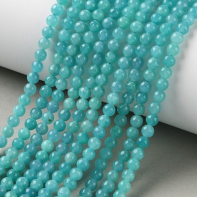 Natural Amazonite Beads Strands G-Z150-B01-4mm-1